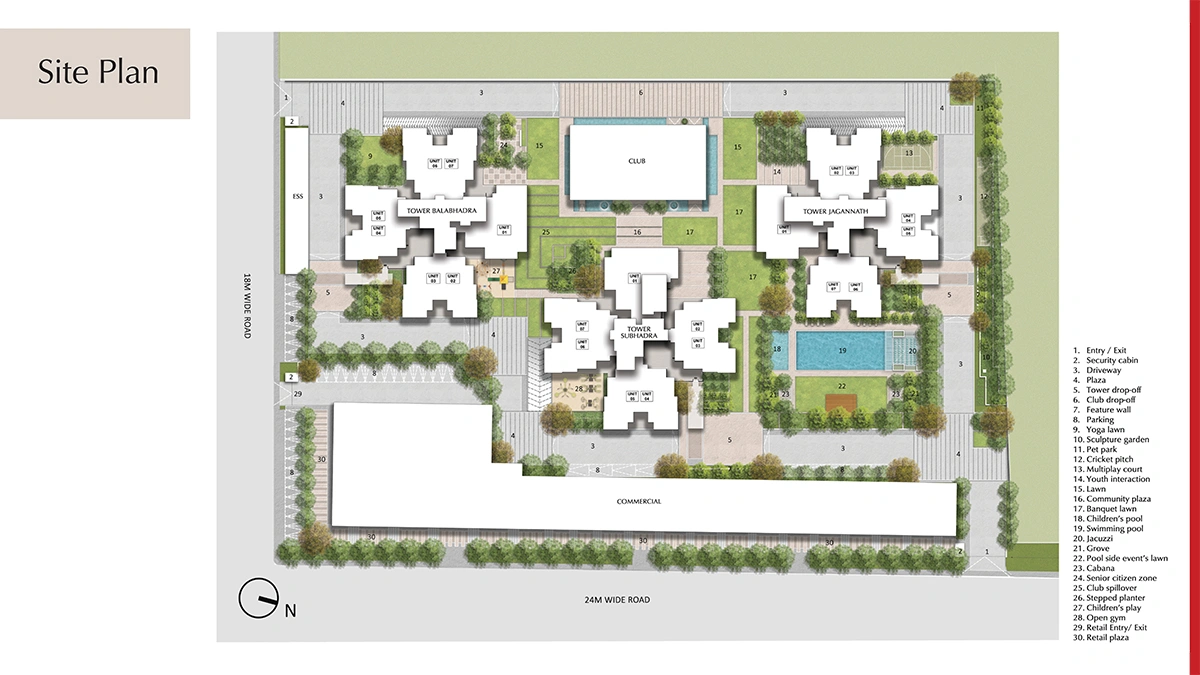 Cosmos Corner Site Plan